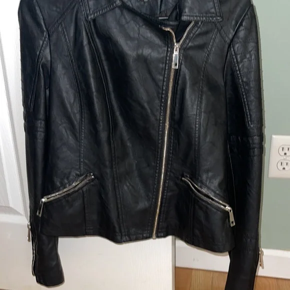a.n.a. Faux leather jacket size small - Picture 7 of 8